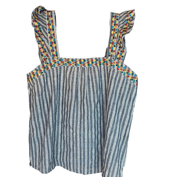 Savanna Jane Peasant Style Embroidered Top - Picture 2 of 12